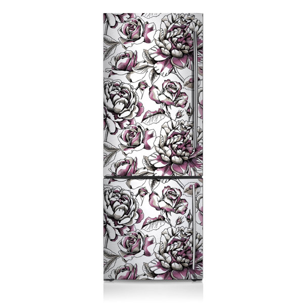 Mercer41 Roses Freezer Door Sticker Wayfair.co.uk